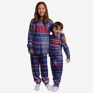 Chicago Cubs Youth Family Holiday Pajamas - 10/12 (M)