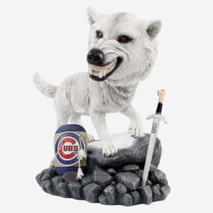 Chicago Cubs Game Of Thrones Direwolf Bobblehead
