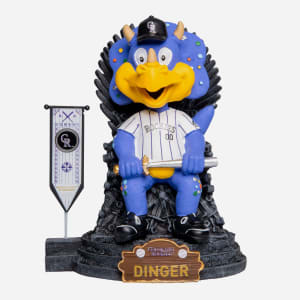 Colorado Rockies Dinger Game Of Thrones Mascot Bobblehead