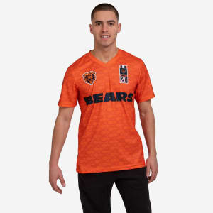 Chicago Bears Short Sleeve Soccer Style Jersey - M