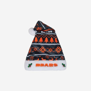 Chicago Bears Family Holiday Santa Hat
