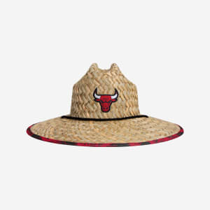 Chicago Bulls Floral Straw Hat