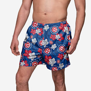 Chicago Cubs Hibiscus Swimming Trunks - L
