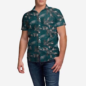 Philadelphia Eagles Pinecone Button Up Shirt - L