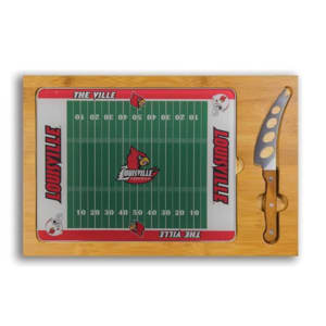 Louisville Cardinals Icon Football Cutting Board Set