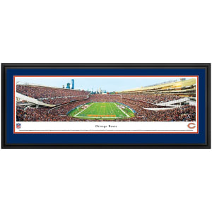 Chicago Bears 44" x 18" End Zone Deluxe Frame Panoramic Photo