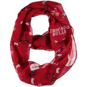 Chicago Bulls Women's Team Logo Infinity Scarf