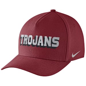 USC Trojans Nike Local DNA Verbiage Swoosh Flex Hat - Cardinal