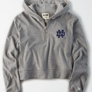 notre dame cropped sweatshirt