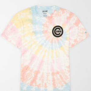 Tailgate Men's Chicago Cubs Tie-Dye T-Shirt Multi M