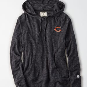 Tailgate Women's Chicago Bears Plush Hoodie Charcoal XS