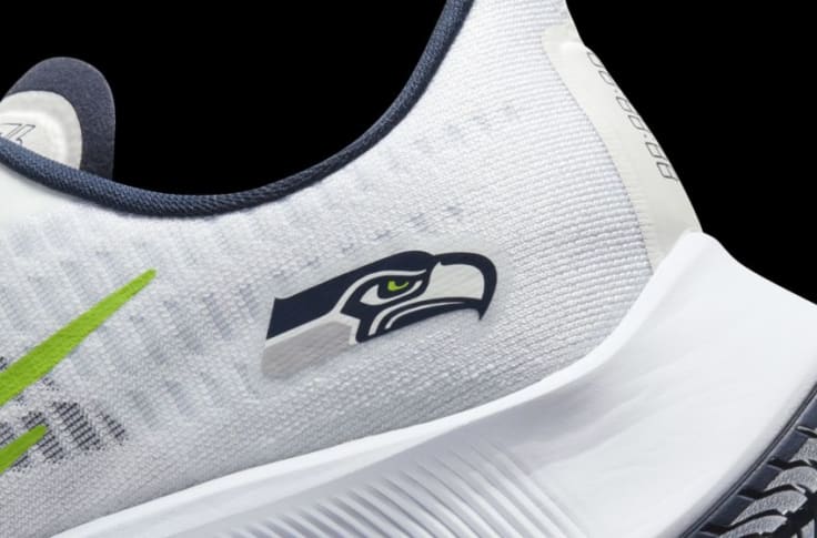 Seattle Seahawks Nike running shoes 