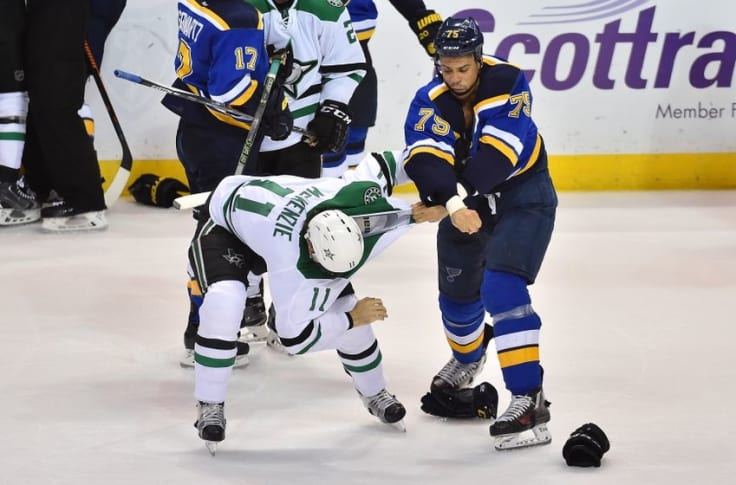 St. Louis Blues right wing Ryan Reaves (75) during the NHL game