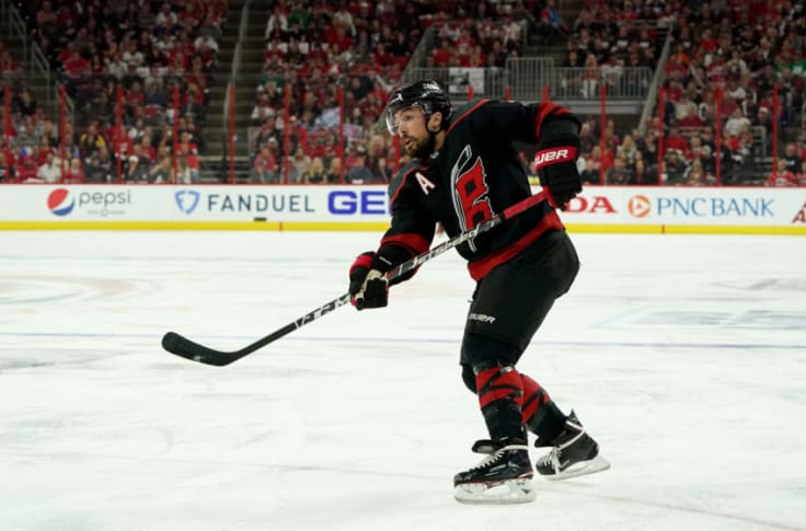 Blues acquire defenseman Justin Faulk in trade with 'Canes