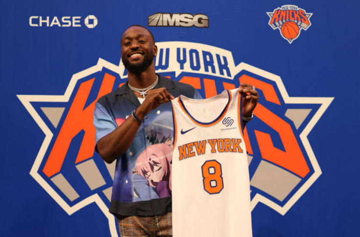 New York Knicks Kemba Walker Fanatics Authentic Game-Used #8 White