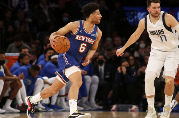 Quentin Grimes was an absolute SNIPER for the Knicks last night