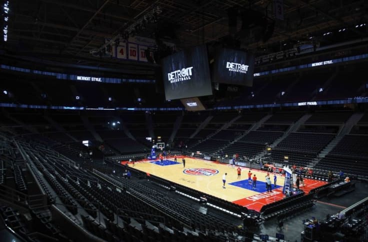 NBA Basketball Arenas - Detroit Pistons Home Arena - The Palace at Auburn  Hills