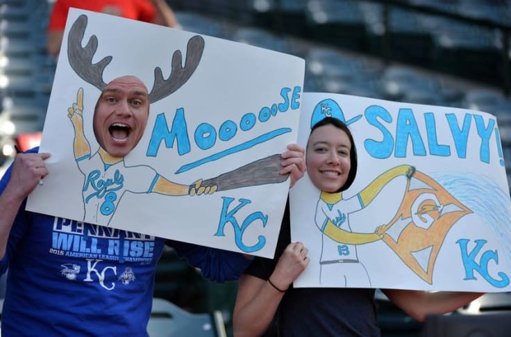Royals fans bask in the glow of the World Series trophy