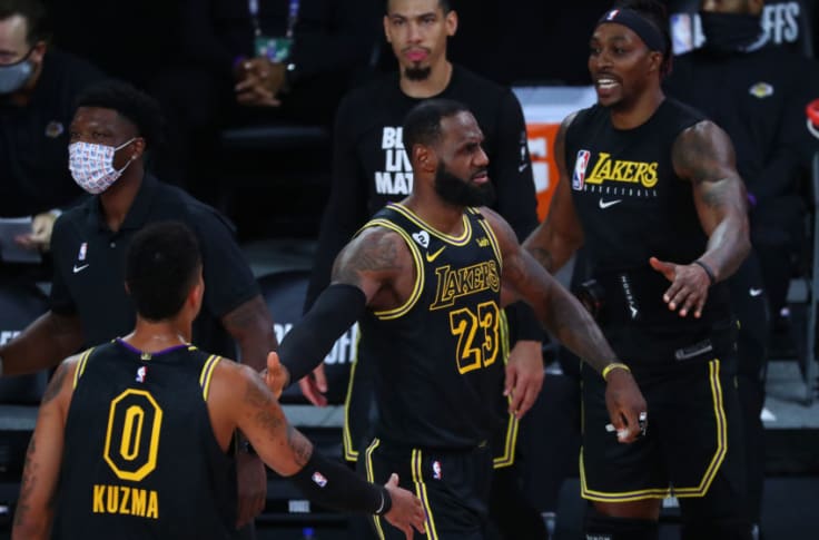 NBA on ESPN - The Los Angeles Lakers have made the switch to wear their  Black Mamba uniforms for Game 5 of the NBA Finals. LA hasn't lost a game  this season