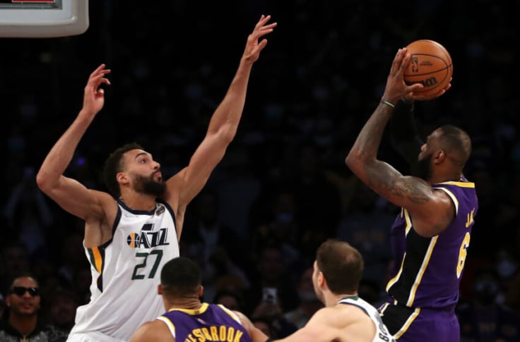 The Lakers deliberated targeted Rudy Gobert in win over Jazz