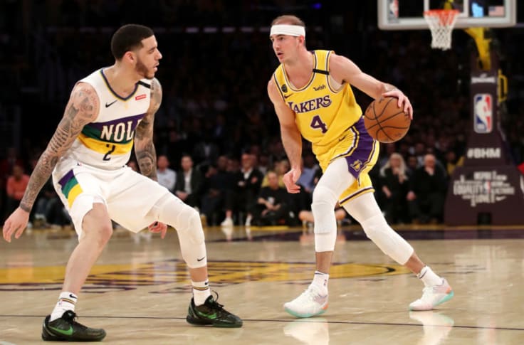 The Golden State Warriors had interest in Lakers' Alex Caruso