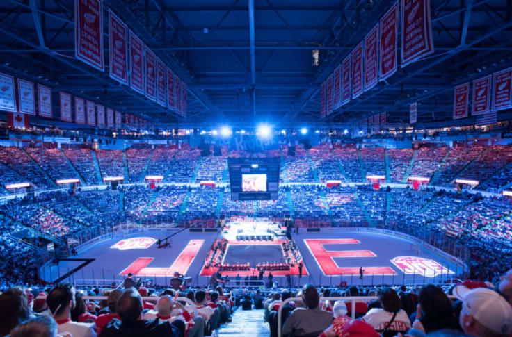 Joe Louis Arena was the Red Wings' happy place