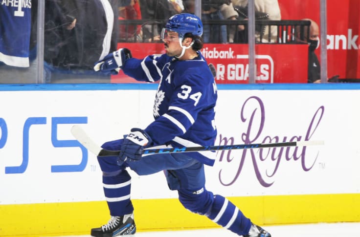 New roster update in NHL18 allows Auston Matthews to do his good goal  signal celebration