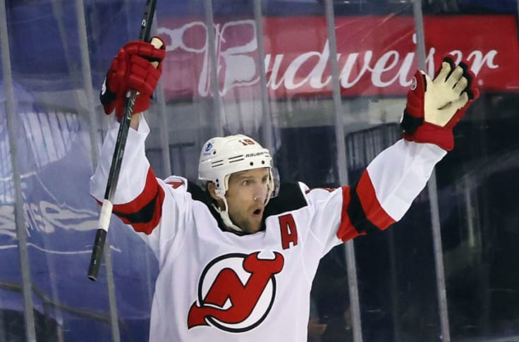 2011-12 Travis Zajac New Jersey Devils Stanley Cup Finals Game Worn Jersey  – “2012 Stanley Cup Finals” - Photo Match