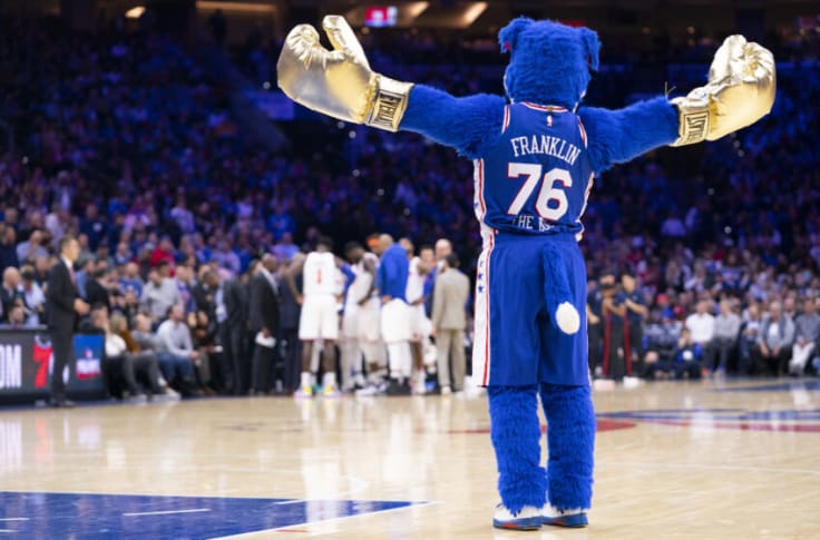Philadelphia 76ers Franklin The Dog Is Officially All Elite