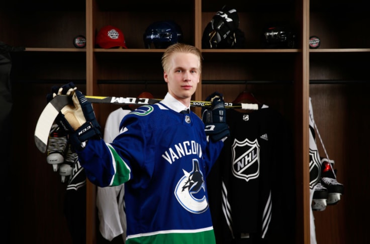 Canucks draft Elias Pettersson's namesake with 80th overall pick