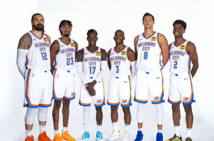 NBA_ Jersey Oklahoma City''Thunder''Men Shai Gilgeous-Alexander Chris Paul  Danilo Gallinari Association Custom Jersey 