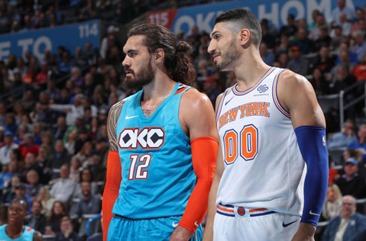 Steven Adams told Knicks coach mid-game to sub out Enes Kanter