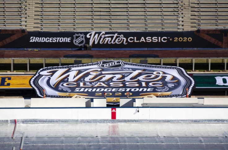Check out this absolutely incredible Golden Knights Winter Classic