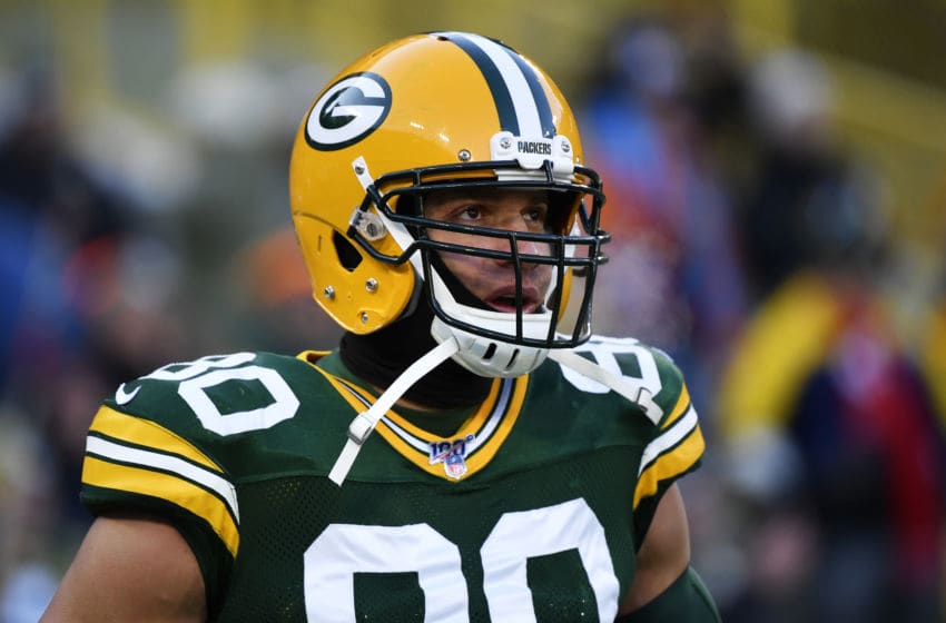 Jimmy Graham, Green Bay Packers. (Photo by Quinn Harris/Getty Images)