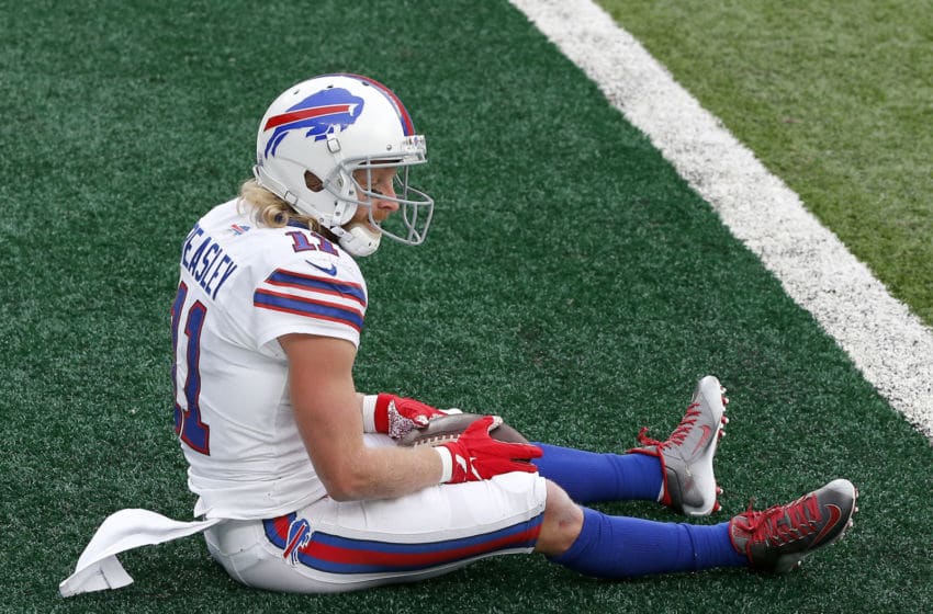 EAST RUTHERFORD, NEW JERSEY - OCTOBER 25: (NEW YORK DAILIES OUT) Cole Beasley #11 of the Buffalo Bills in action against the New York Jets at MetLife Stadium on October 25, 2020 in East Rutherford, New Jersey. The Bills defeated the Jets 18-10. (Photo by Jim McIsaac/Getty Images)