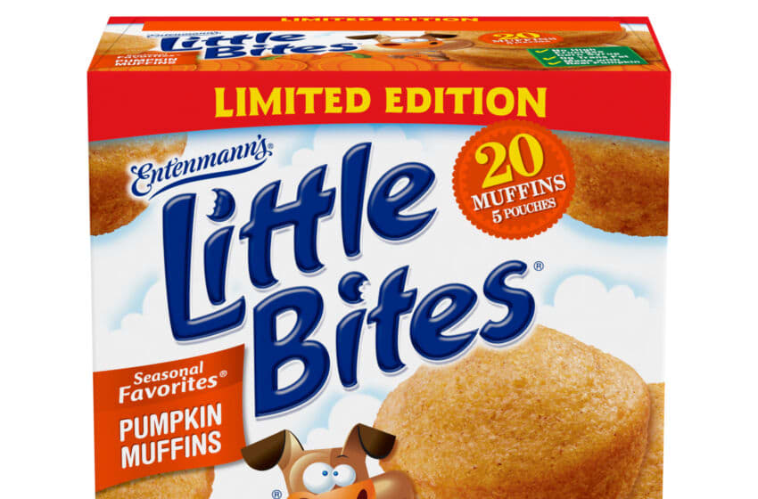 Little Bites Pumpkin Muffins are back. Image courtesy of Entenmann's