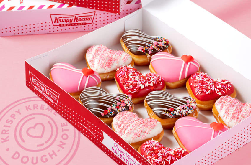 Krispy Kreme Dough Notes are the sweetest Valentine’s Day doughnuts
