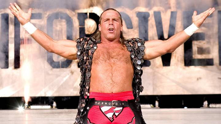 Shawn Michaels pictured in WWE imagery used by Sports Illustrated's Sweet Chin Music feature