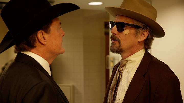 A tense confrontation involving Lee Raybon in FX's The Lowdown