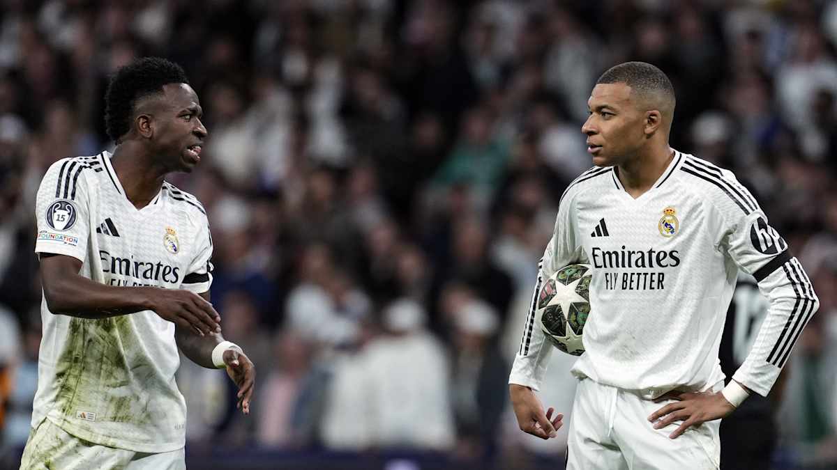 فينيسيوس جونيور ضد كيليان مبابي مباراة البرازيل وفرنسا