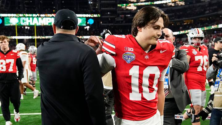 Julian Sayin and Ryan Day together in an earlier game (archive photograph)