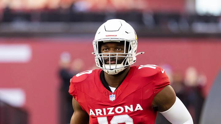 Josh Sweat playing for the Arizona Cardinals
