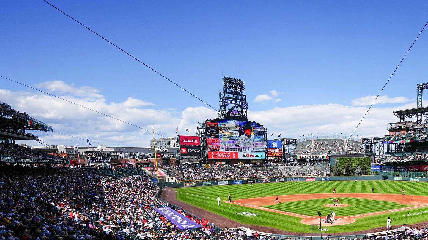 Coors Field during a Colorado Rockies game