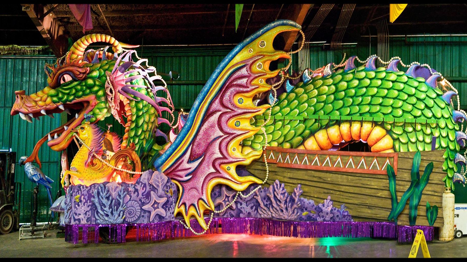 See the Workshop Where Mardi Gras Parade Floats Are Born | Mental Floss