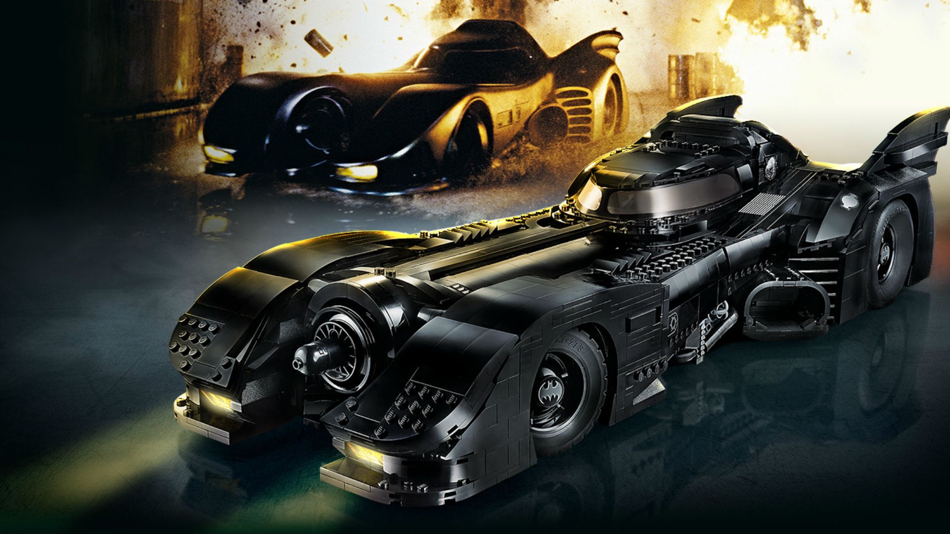 la batmobile lego