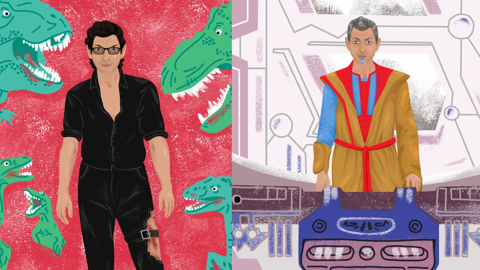 Create Your Favorite Jeff Goldblum With This DressUp Set