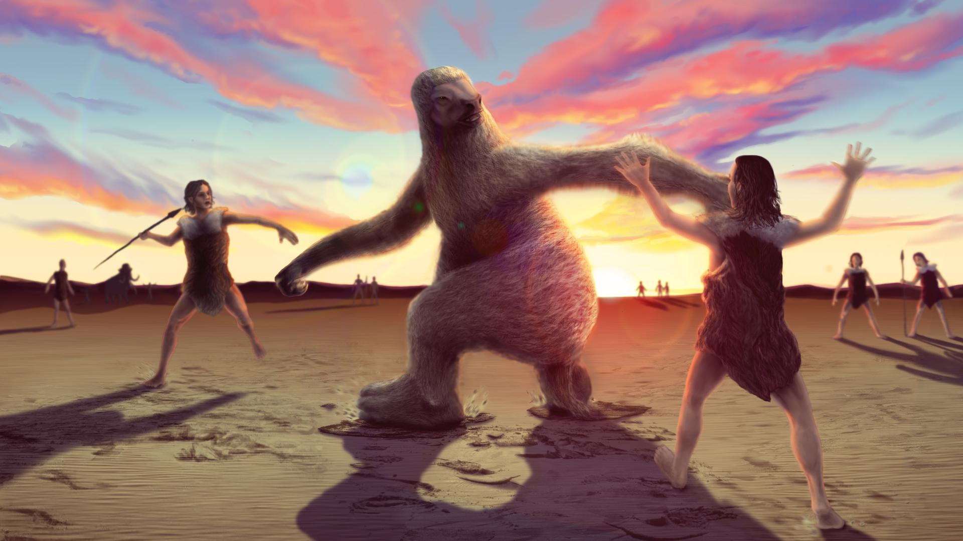 Fossilized Footprints Show Ice Age Hunters Ganged Up on Giant Sloths - Mental Floss