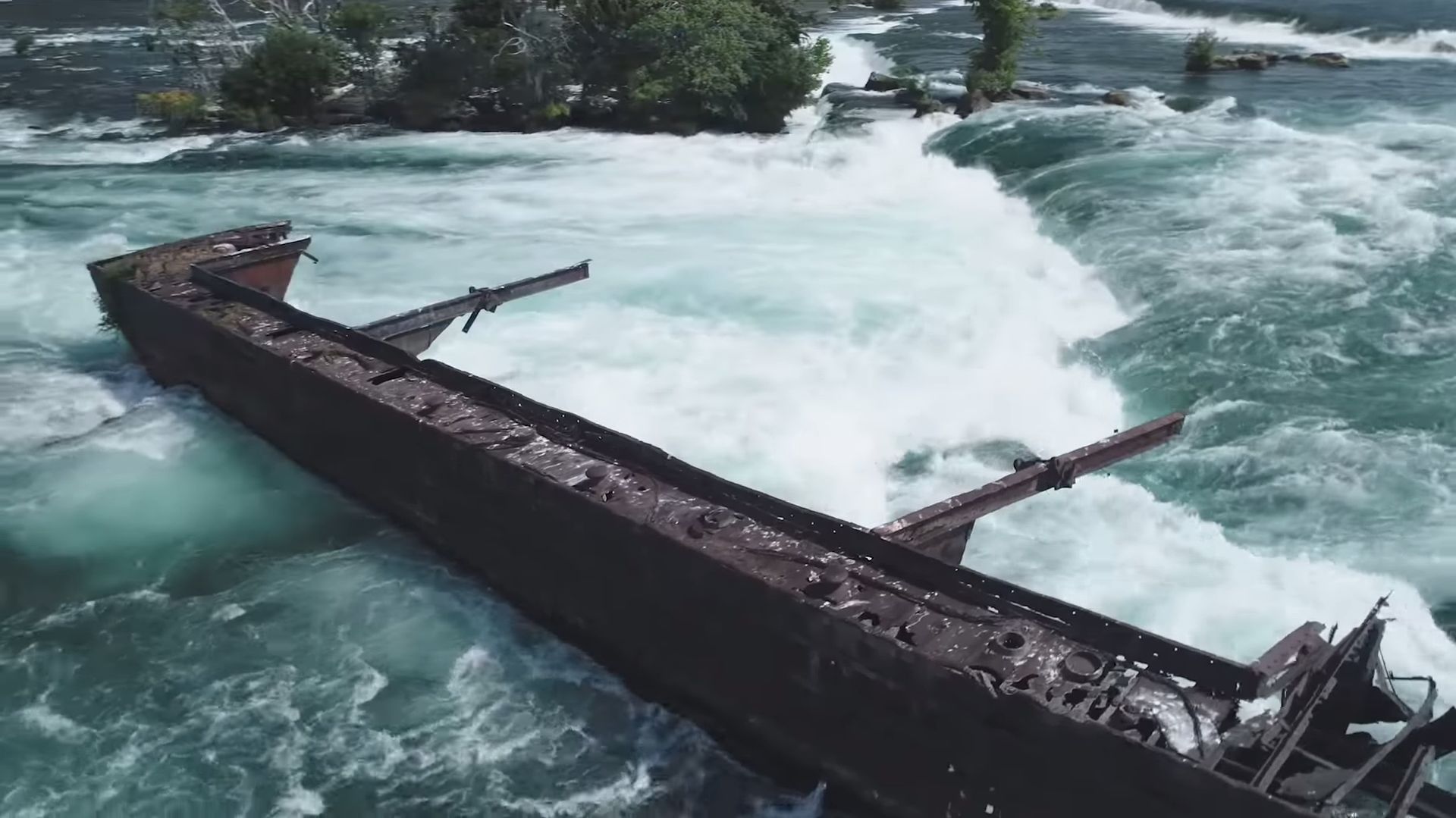A Powerful Storm Dislodged a Cargo Ship That’s Been Stuck on Niagara Falls for 101 Years