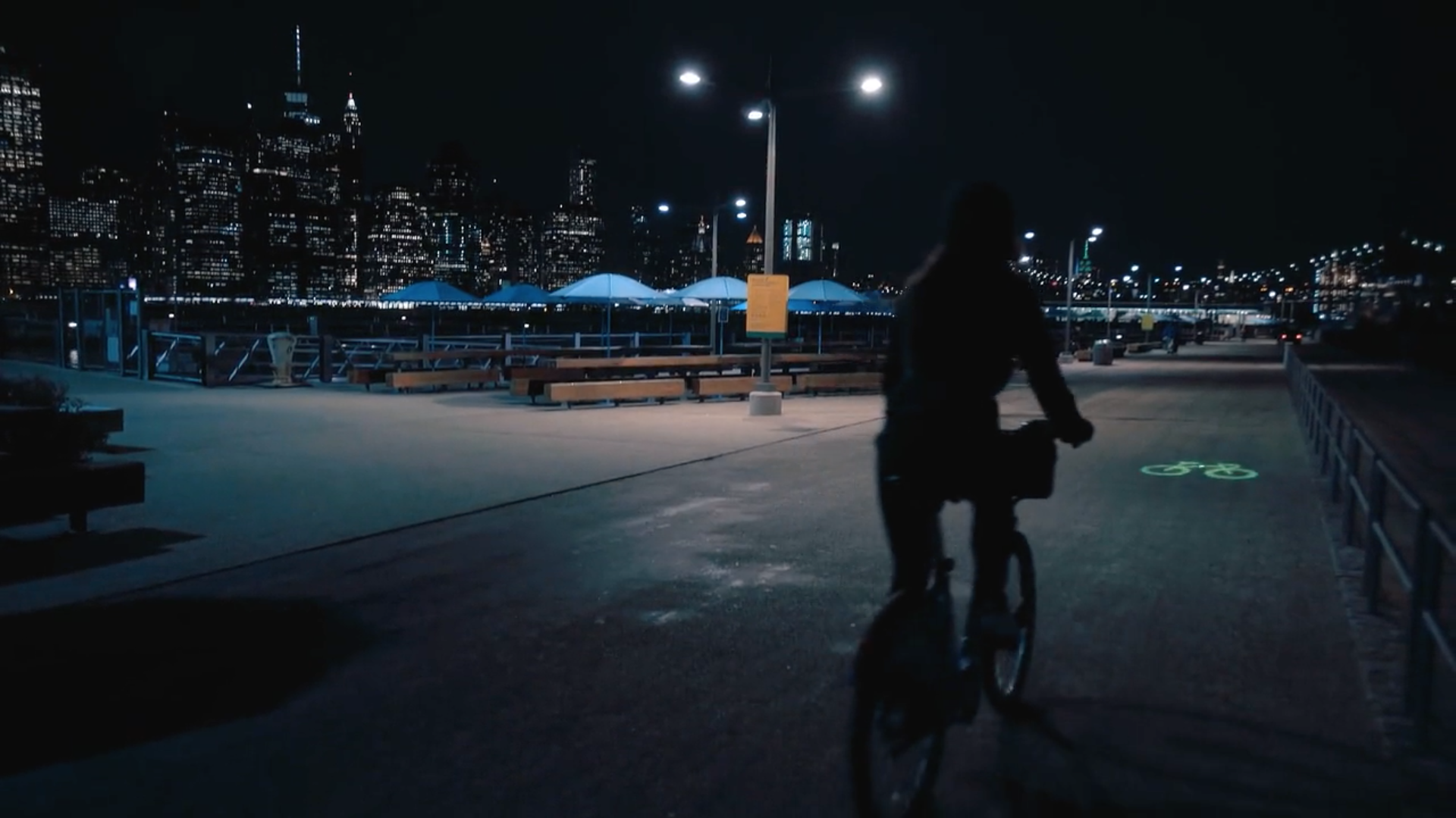 bike laser projector