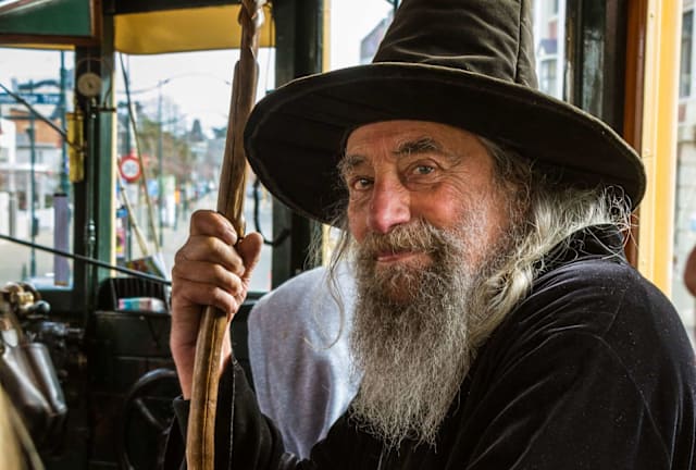 In Christchurch, New Zealand, wizards ride buses, not brooms.